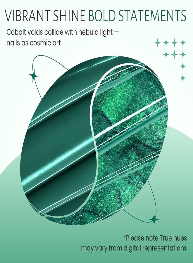 ABAC Evergreen Glimmer Ombre Patting Gel Set - Christmas Green & Green Glitter Solid Gel Polish Duo for Seamless Gradient Mermaid & Holiday Nails,6g Full-Size,10-Free DIY Nail Art Kit - Image 2